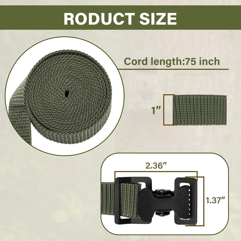 Trdzi Treestands Utility Straps for Summit Tree Stand, Pair of Climbing Stand Stabilizer Strap for Summit Openshot Climber, Viper Tree Stand - Image 2